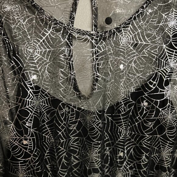 Modcloth Halloween Spiderweb Dress Size M NWT - Picture 9 of 11